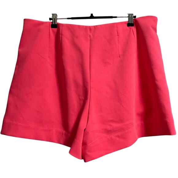 A New Day Stretch Bright Pink Chino Shorts - Size 14 - Picture 6 of 6